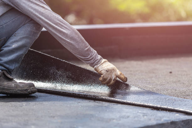 Professional Basement Waterproofing technician working in Phelps, NY